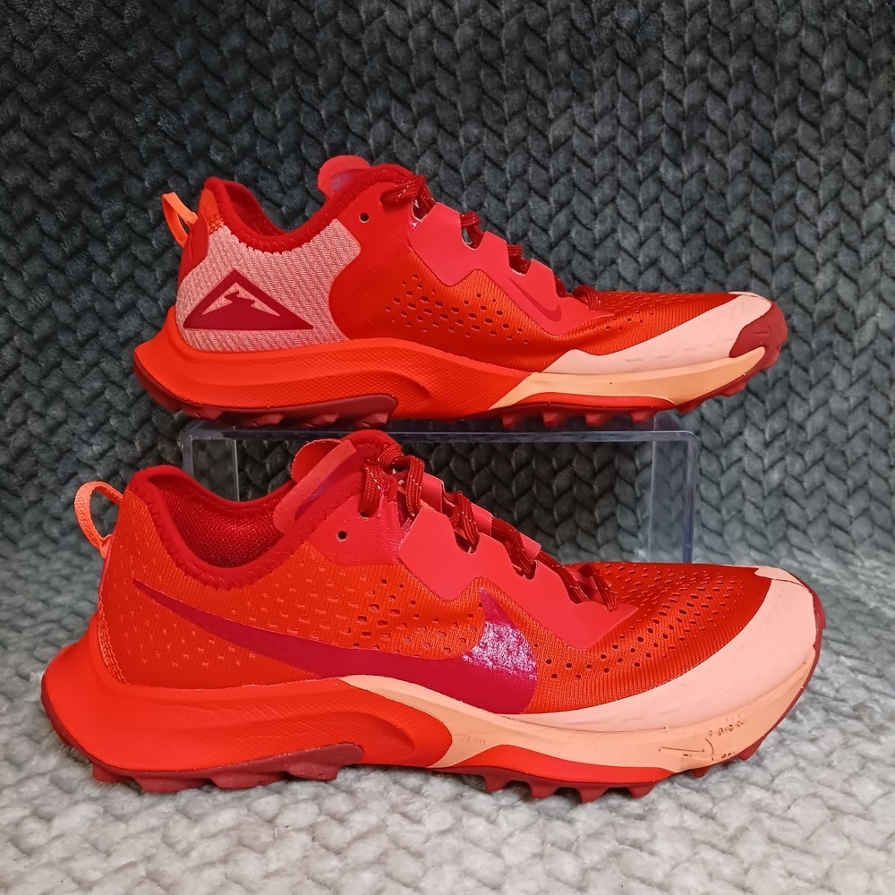 Nike Air Zoom Terra Kiger 7 Team Orange Womens Trail Running Sneakers Shoes Sz 8